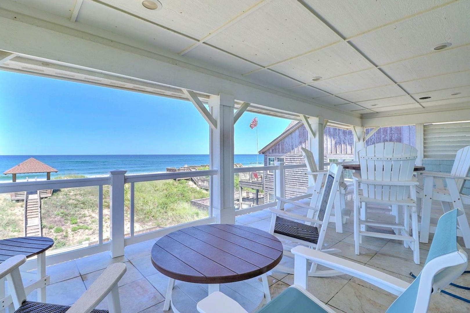 6007 Happy Sol Oceanfront Heatable Pool Villa Nags Head Exterior foto