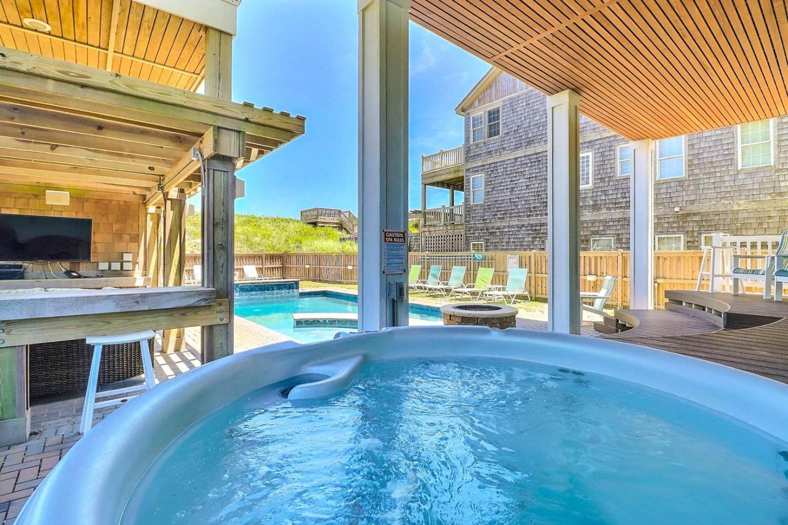 6007 Happy Sol Oceanfront Heatable Pool Villa Nags Head Exterior foto