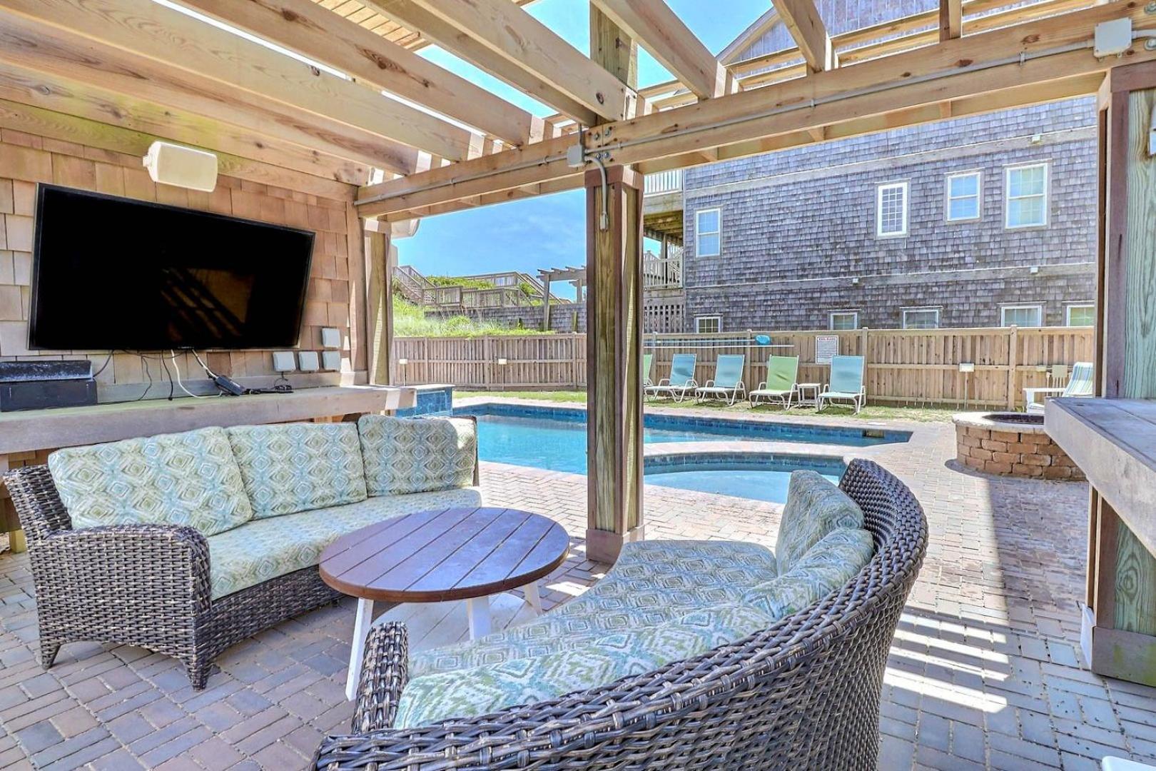 6007 Happy Sol Oceanfront Heatable Pool Villa Nags Head Exterior foto